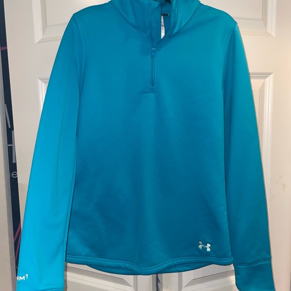 Under Armour Tops - Under Armour Blue Quarter-Zip Pullover